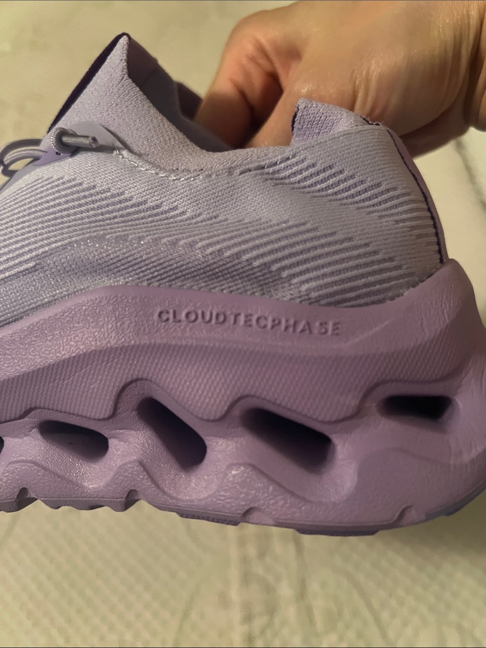 Loewe Lavender Women's Athletic Sneakers - Picture 7 of 9